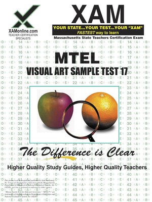 cover image of MTEL Visual Art Sample Test 17